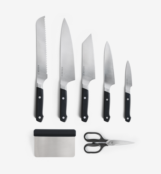 7-Piece Knife Set (ACUTO440) - Black