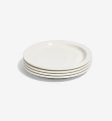 4-Piece Dinner Plate Set - White