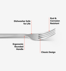 2-Piece Salad Fork Set - Brushed