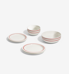 8-Piece Dinnerware Set (Serves 2) - Red