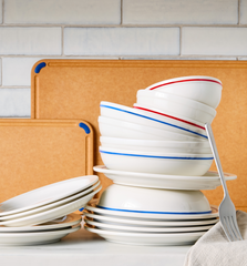 8-Piece Dinnerware Set (Serves 2) - Blue