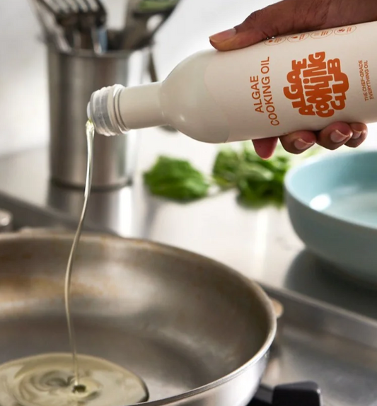 Algae Cooking Club - Algae Cooking Oil - 16 oz - Aluminum Bottle - 4 Pack