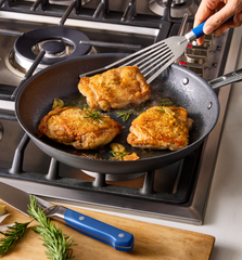 10" + 12" Pre-Seasoned Carbon Steel Frying Pan