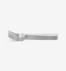 4-Piece Salad Fork Set - Polished