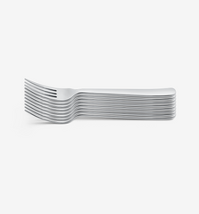 8-Piece Salad Fork Set - Polished