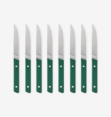 8-Piece Straight-Edge Steak Knives (ACUTO440) - Green