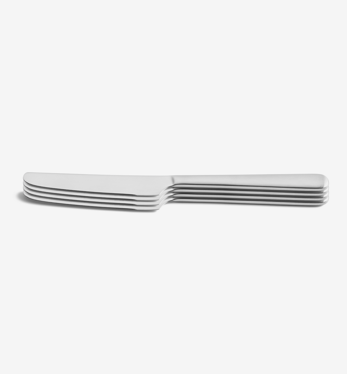 4-Piece Dinner Knife Set - Brushed