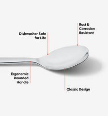 8-Piece Dinner Spoon Set - Polished