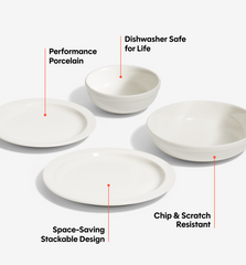 32-Piece Dinnerware Set (Serves 8) - White