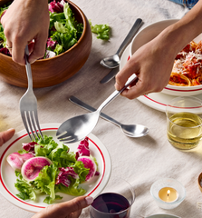 8-Piece Tea Spoon Set - Brushed